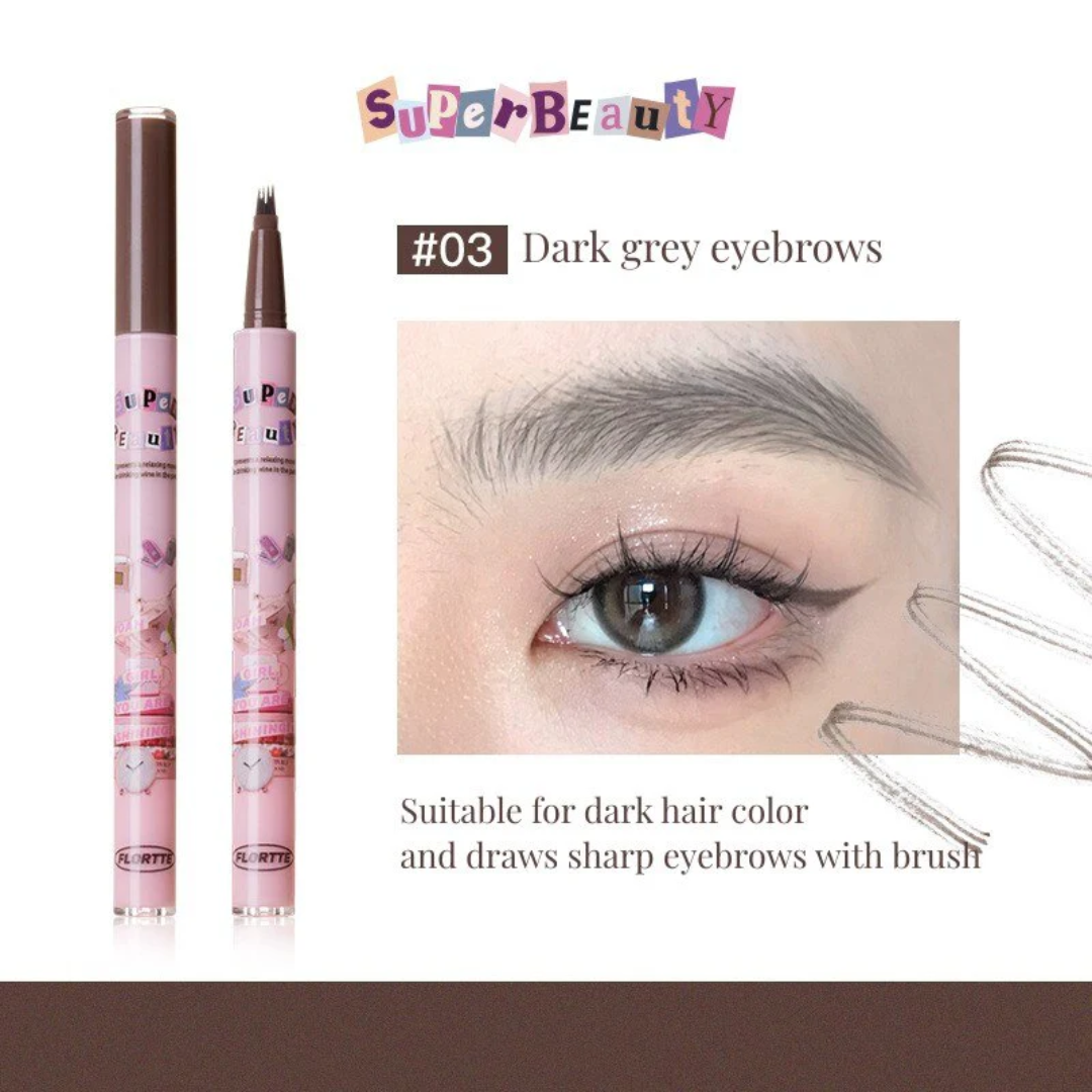 Flortte I Am Super Beauty Liquid Eyebrow Pen