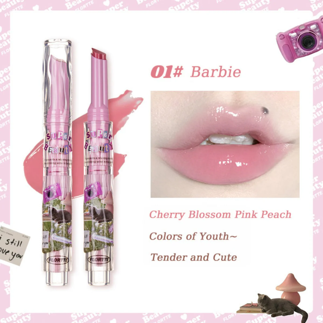 Flortte I Am Super Beauty Jelly Heart Lipstick