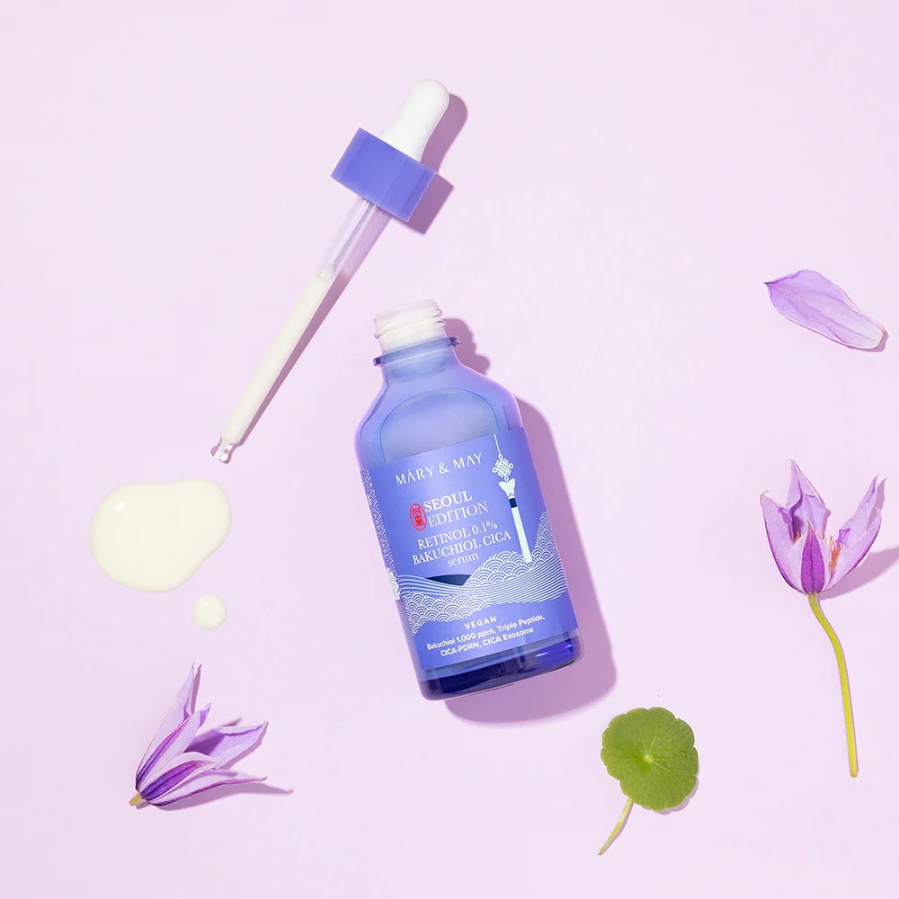 Mary&May - Retinol 0.1% Bakuchiol Cica Serum Seoul Edition