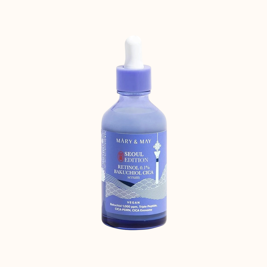 Mary&May - Retinol 0.1% Bakuchiol Cica Serum Seoul Edition