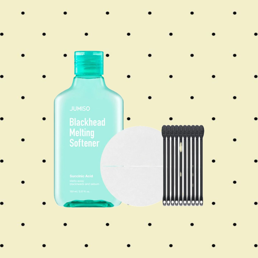 Jumiso Blackhead Melting Softener & Cotton Pad Set