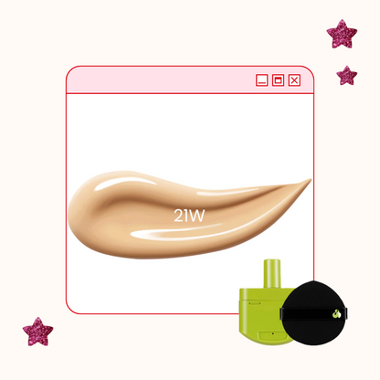 Unleashia Satin Wear Healthy- Green Cushion Re-Feel Refill Only