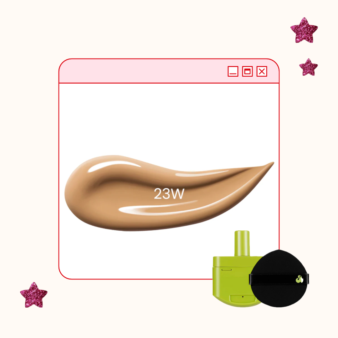 Unleashia Satin Wear Healthy- Green Cushion Re-Feel Refill Only