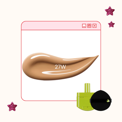 Unleashia Satin Wear Healthy- Green Cushion Re-Feel Refill Only