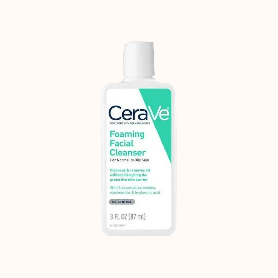 CeraVe foaming facial cleanser