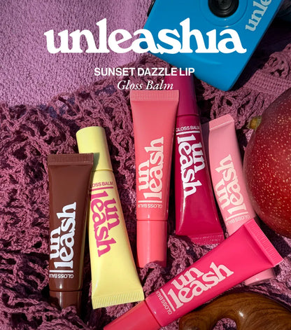 Unleashia Sunset Dazzle Gloss Balm