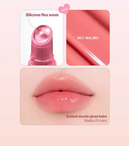 Unleashia Sunset Dazzle Gloss Balm